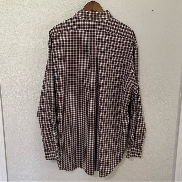 Ralph Lauren Big and Tall Plaid Button Down Casual Shirt - Picture 7 of 8